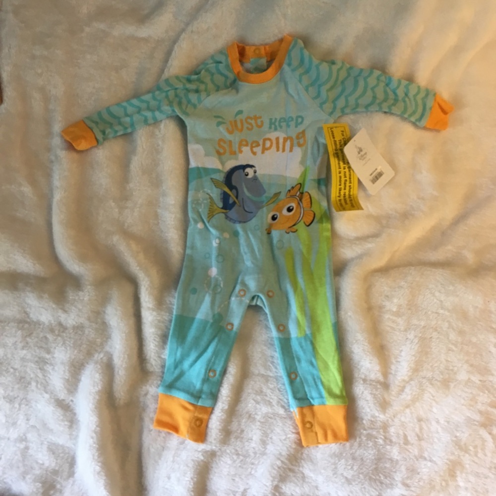 Disney Finding Nemo zipper pajama